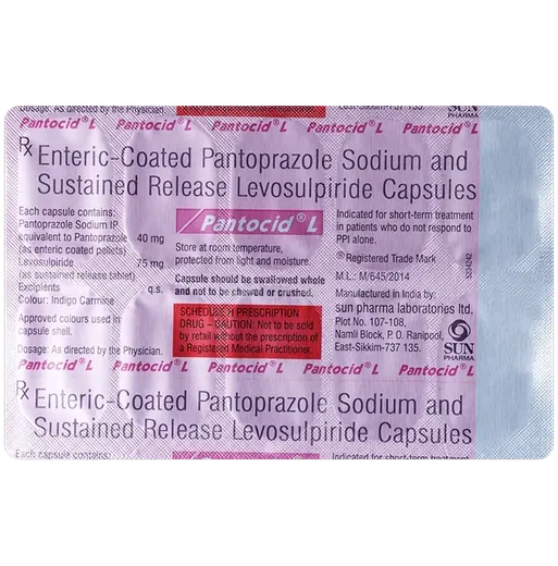 pantocid l capsule 10's